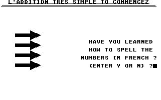 Franglais atari screenshot